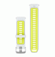 Forerunner Watch Bands - 22 mm - Whitestone/translucent amp yellow with Silver hardware - 010-11251-AN - Garmin